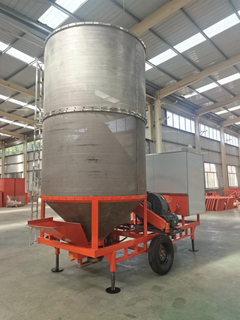 120 tons per day mobile Biomass fuel grain dryer 